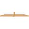 Ekena Millwork Eugene Smooth Timber Gable Bracket, Western Red Cedar, 84"W x 17"H x 3 1/2"D x 5 1/2"F, 5/12 Pitch GBW084X17X0406EUG00SWR - alternate 2